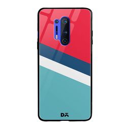 DailyObjects Red & Blue Winter Angles OnePlus 8 Pro Glass Case-3