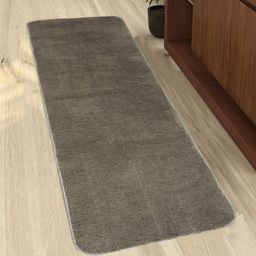 Saral Home Grey Solid Anti-Skid Floor Runner-50