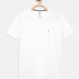 ARMISTO Boys White Solid Dri-FIT Cricket T-shirt-24