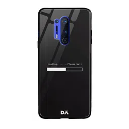 DailyObjects Black & White Loading Dialog OnePlus 8 Pro Glass Cover-8
