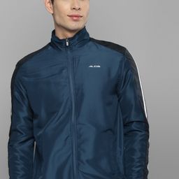 Alcis Men Blue Solid Sporty Jacket-29