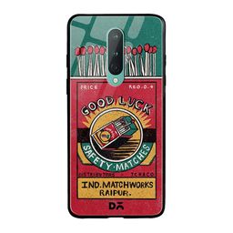 DailyObjects Green & Red Good Luck Matchbox OnePlus 8 Glass Case-13