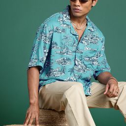 Sangria Floral Printed Casual Shirt-image-68