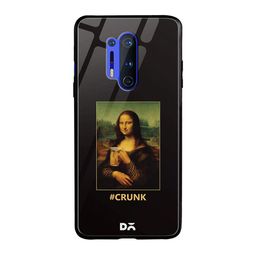 DailyObjects Black & Brown Crunk OnePlus 8 Pro Glass Cover-96