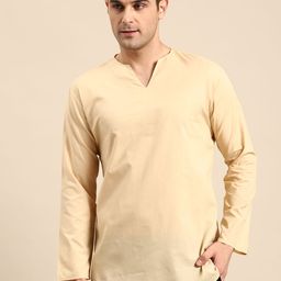 RAJUBHAI HARGOVINDAS Men Solid Cotton Kurta-picture-55