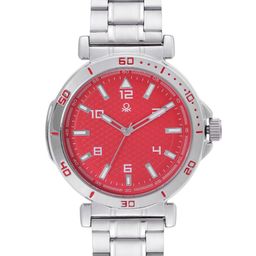 United Colors of Benetton Men Textured Bracelet Style Straps Analogue Watch UWUCG2503-picture-12