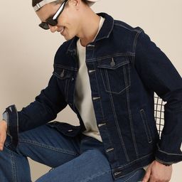 HERE&NOW Spread Collar Long Sleeves Denim Jacket-picture-21