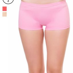 Lady Lyka Pack of 3 Solid Boy Short Panties 2491030-image-63