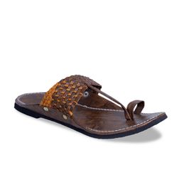 PANAHI Men Brown Comfort Sandals-image-70