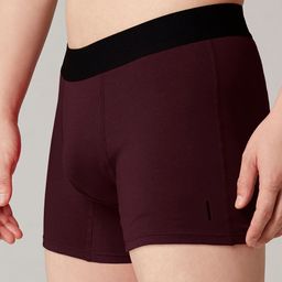 Domyos By Decathlon Men Burgundy Solid Pilates Trunk 8574753-picture-47
