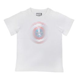 Marvel by Wear Your Mind Boys WhiteRed Captain America Printed Cotton Pure Cotton T-shirt-image-15