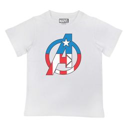 Marvel by Wear Your Mind Boys White Marvel Avengers Character Printed T-shirt-image-10