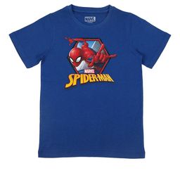 Marvel by Wear Your Mind Boys Blue & Red Spiderman Printed Cotton T-shirt-image-48