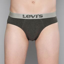 Levis Men Charcoal Grey Solid Briefs BF-200SF-1PK-STYLE-017-79--image-87