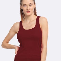 Friskers Maroon Tank Top-image-11