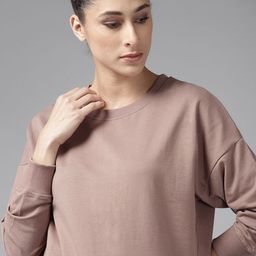 Roadster Women Mauve Sweatshirt-56