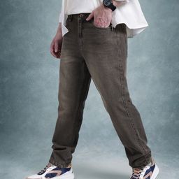 The Roadster Life Co. Men Relaxed Fit Faded Jeans-picture-41