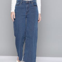 Chemistry Women Blue Wide Leg Stretchable Jeans-image-60