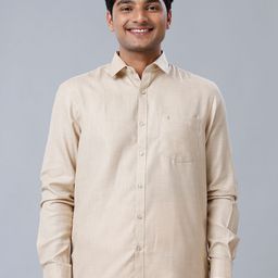 Ramraj Men Solid Full Sleeve Shirt-image-84