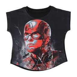 Marvel by Wear Your Mind Girls Grey Printed Top-image-62
