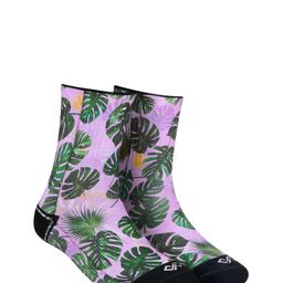 Dynamocks Unisex Green & Pink Patterned Above Ankle-Length Socks-15