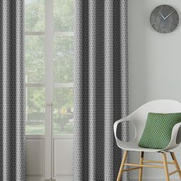 DDecor Grey Single Long Door Curtain-picture-7