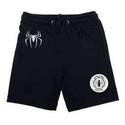 Marvel by Wear Your Mind Boys Navy Blue Spiderman Printed Regular Fit Regular Shorts-17