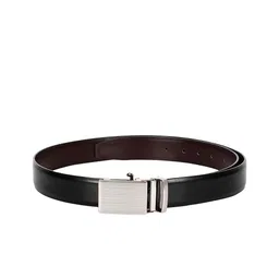 amicraft Men Black & Brown Solid Reversible Belt-image-60