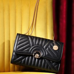 DressBerry Quilted Structured Shoulder Bag-18
