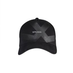 WROGN Unisex Black Printed Baseball Cap-53