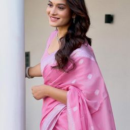 KALINI Women Woven Design Zari Banarasi Saree-picture-15