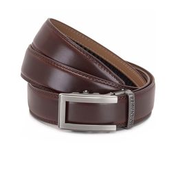 Hornbull Men Riga Brown Autolock Leather Formal And Casual Belt-image-29