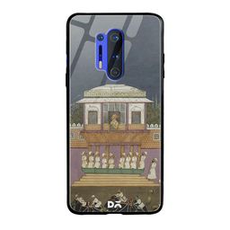DailyObjects Grey & Brown Royal Parade OnePlus 8 Pro Glass Case-51