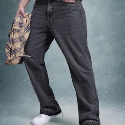 The Roadster Life Co. Men Frayed Hem Flared Jeans-image-35