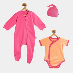 cherrytoes Kids Set Of 3 Onesie and Beanie Gift Set-picture-13