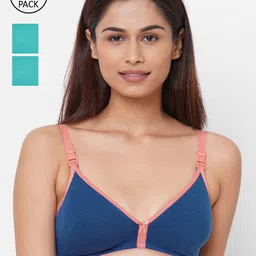 Inner Sense Pack of 3 Solid Non Padded Antimicrobial Nursing Maternity Sustainable Bra IMB006B_6B_6A-image-82
