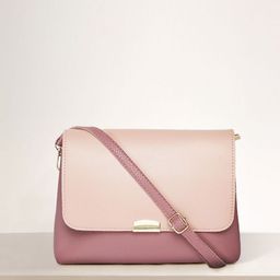 Lino Perros Mauve & Pink Colourblocked Sling Bag-51