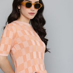 Levis Checked Round neck T-shirt-image-29