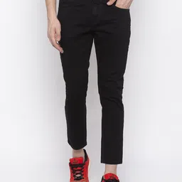 SPYKAR Men Black Tapered Fit Mid-Rise Clean Look Jeans-picture-42