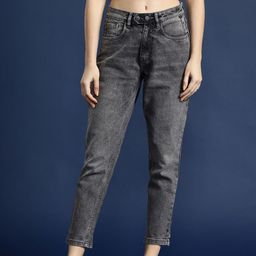 Mast & Harbour Women Light Fade Mom Fit Stretchable Jeans-image-69