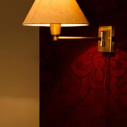Fos Lighting Cream-Coloured Solid Classy Swivel Wallchiere-image-49