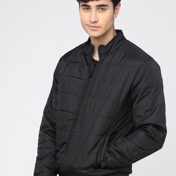 HIGHLANDER Men Black Padded Jacket-image-94