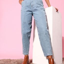 Roadster Women Blue Slouchy Fit Stretchable Jeans-55