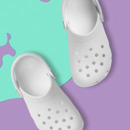 Crocs Kids White Classic K Whi Croslite Clogs-24