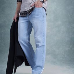 The Roadster Life Co. Men Light Fade Pure Cotton Jeans-picture-5