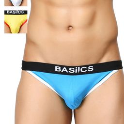 BASIICS by La Intimo Men Pack of 3 Briefs BCSBR020C156-29
