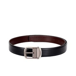 amicraft Men Black & Brown Textured Reversible Belt-picture-18
