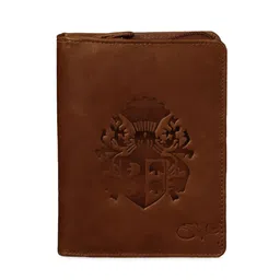 Style SHOES Unisex Brown Solid Passport Holder-picture-57