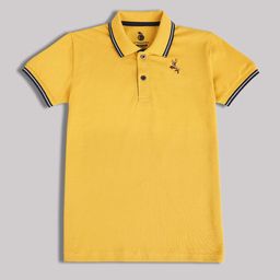 Lil Tomatoes Boys Printed Polo Collar T-shirt-image-42