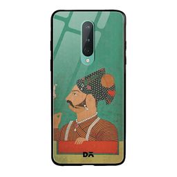 DailyObjects Green & Red Rajput Facial Hair OnePlus 8 Glass Mobile Case-12